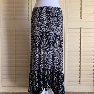 Elle Hi Low Hem Maxi Skirt